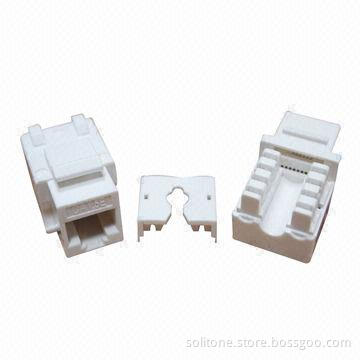 UTP Cat5E Keystone Jack (90°), OEM/ODM Orders Welcomed